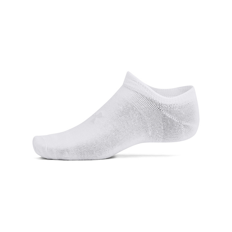 Under Armour | 1382611-100 | Essential no show | 6 pk | White / White / Halo Gray