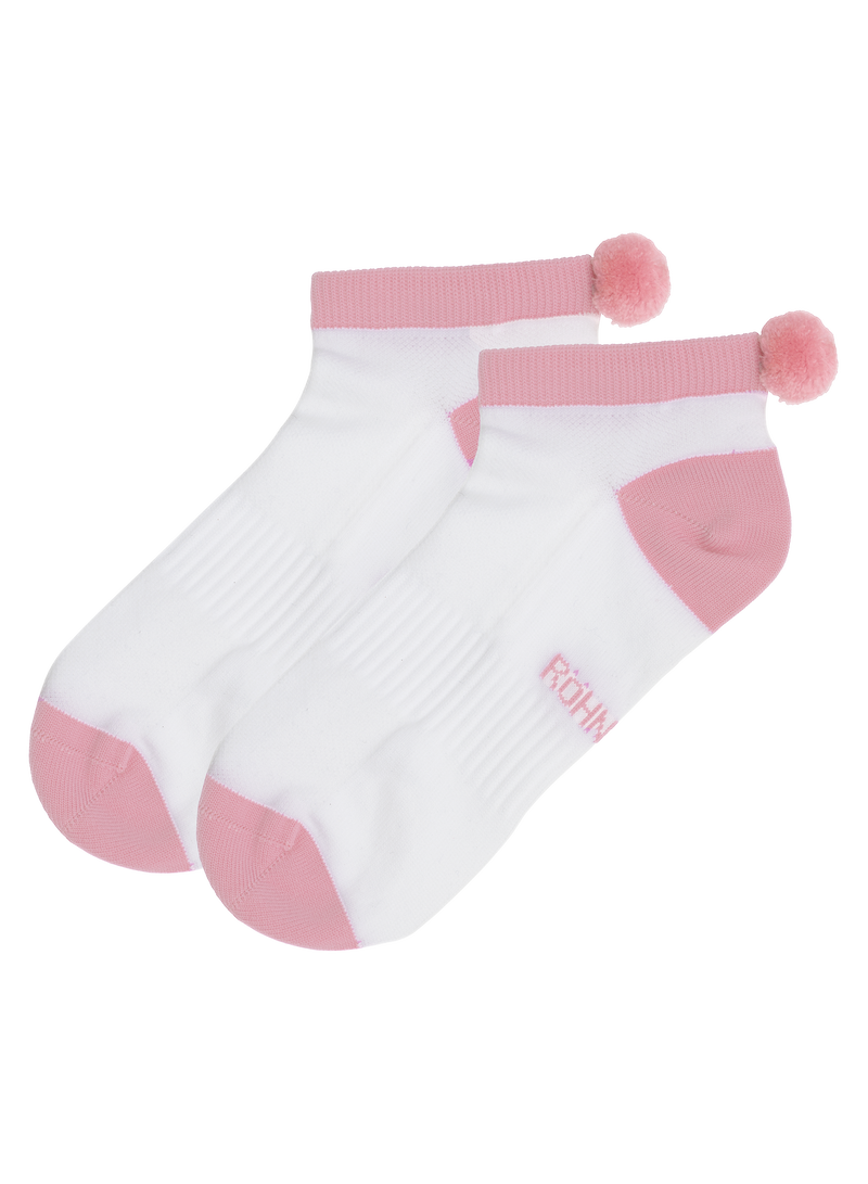 Rohnisch | 2-pack Functional Pompom Socks | Fuchsia Pink  | 36-38
