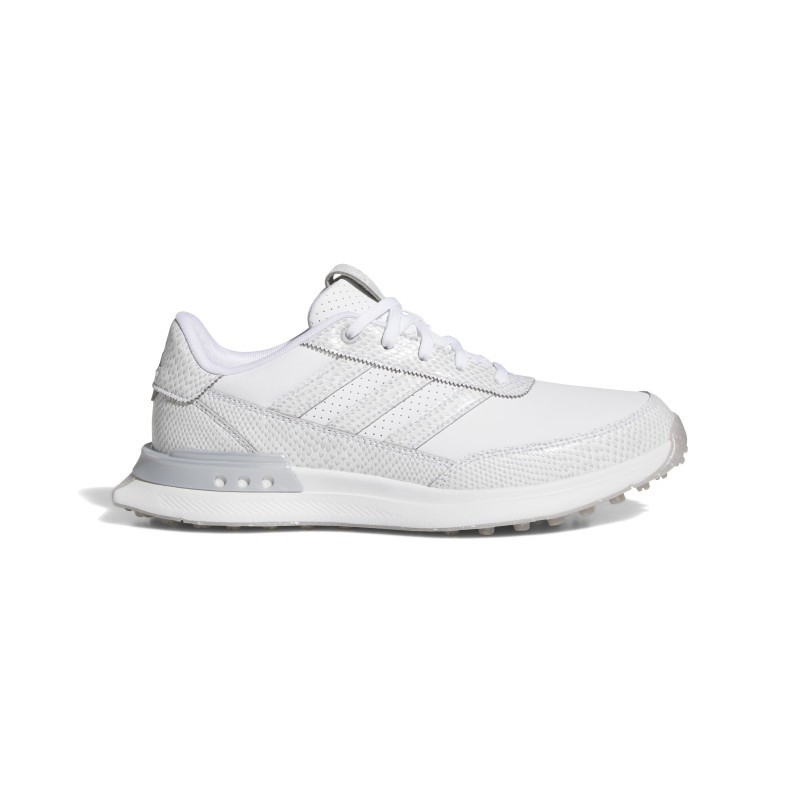 Adidas | JI4037 | S2G SL Leather 24 | Womens | Feather White / Metallic Silver side view