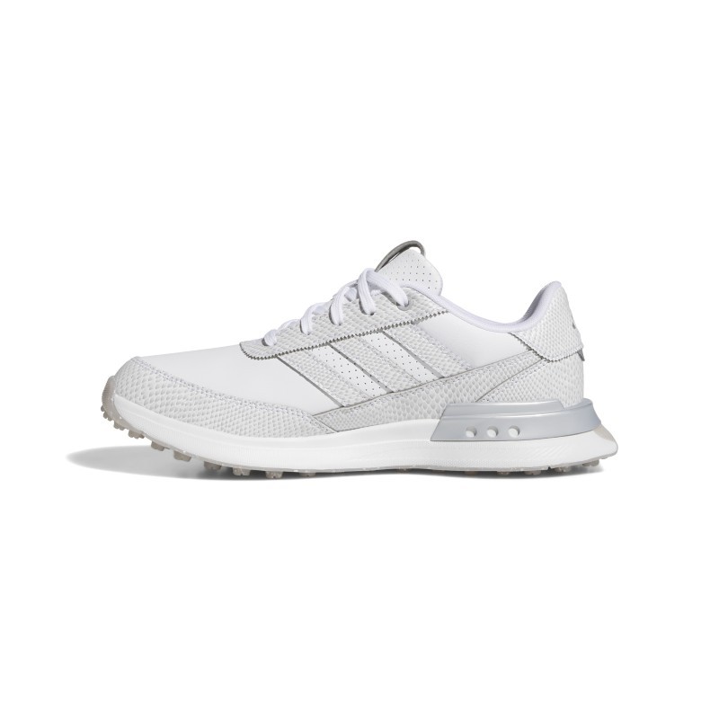 Adidas | JI4037 | S2G SL Leather 24 | Womens | Feather White / Metallic Silver side view