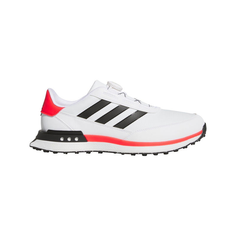 Adidas | JI4033 | S2G SL BOA 24 | White / Light Red / Black side view