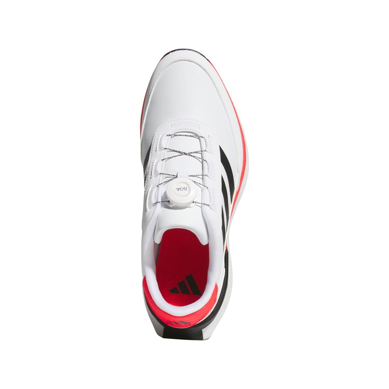 Adidas | JI4033 | S2G SL BOA 24 | White / Light Red / Black upper view