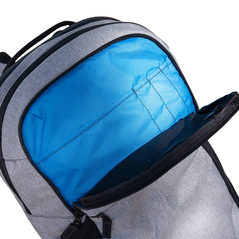 PING Backpack | 37301-01 |Textured Heather Grey inside front view