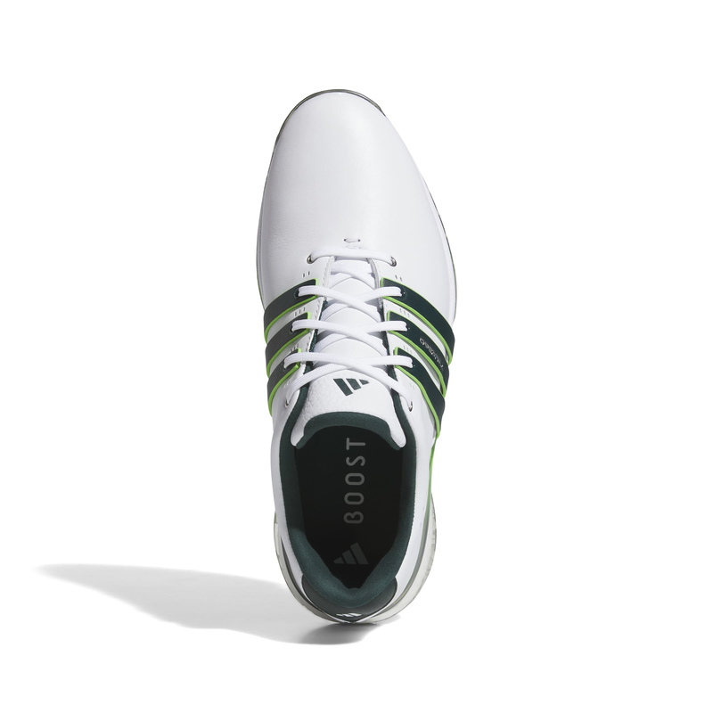 Adidas | JH6268 | Tour360 25 Spikeless Golf Shoes | Cloud White / Aurora Ivy / Lime Burst
