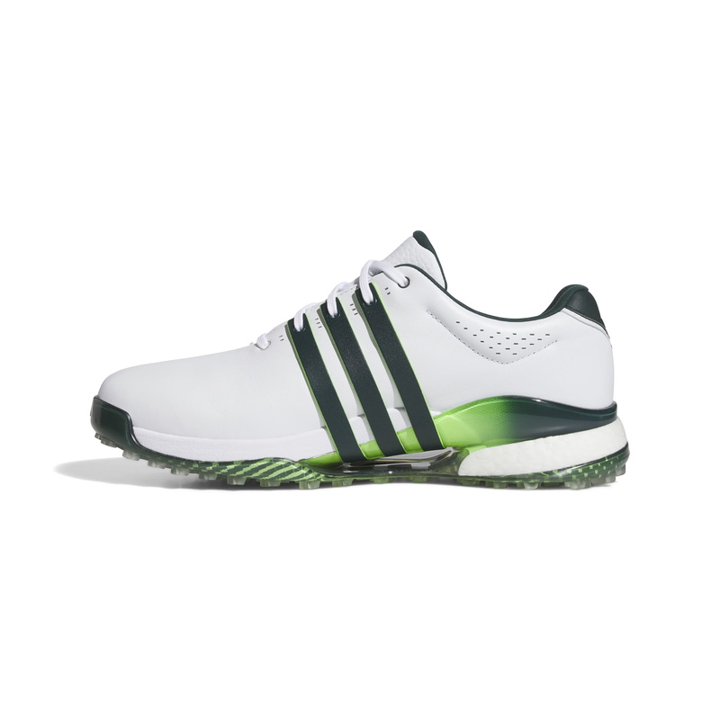 Adidas | JH6268 | Tour360 25 Spikeless Golf Shoes | Cloud White / Aurora Ivy / Lime Burst