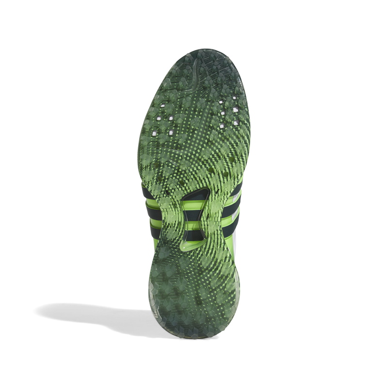 Adidas | JH6268 | Tour360 25 Spikeless Golf Shoes | Cloud White / Aurora Ivy / Lime Burst