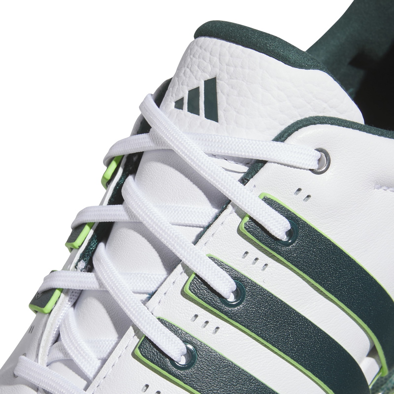 Adidas | JH6268 | Tour360 25 Spikeless Golf Shoes | Cloud White / Aurora Ivy / Lime Burst