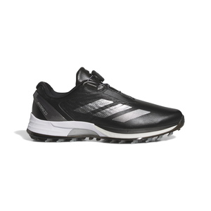 Adidas | JS1768 | Adizero Zg Lo Boa Spikeless Golf Shoes | Core Black / Silver Metallic / Iron Metallic