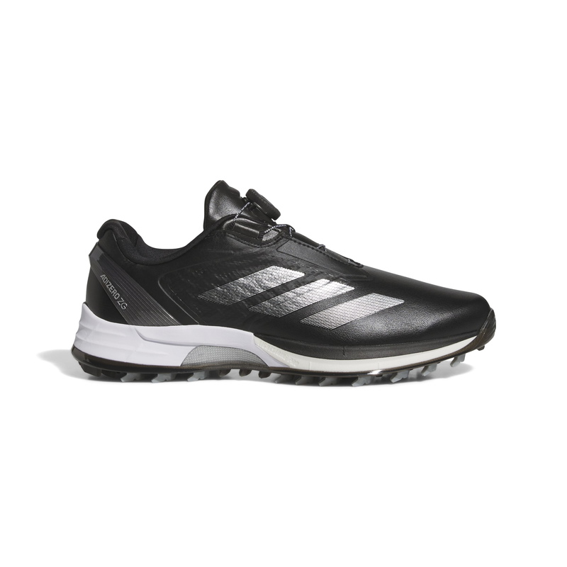 Adidas | JS1768 | Adizero Zg Lo Boa Spikeless Golf Shoes | Core Black / Silver Metallic / Iron Metallic