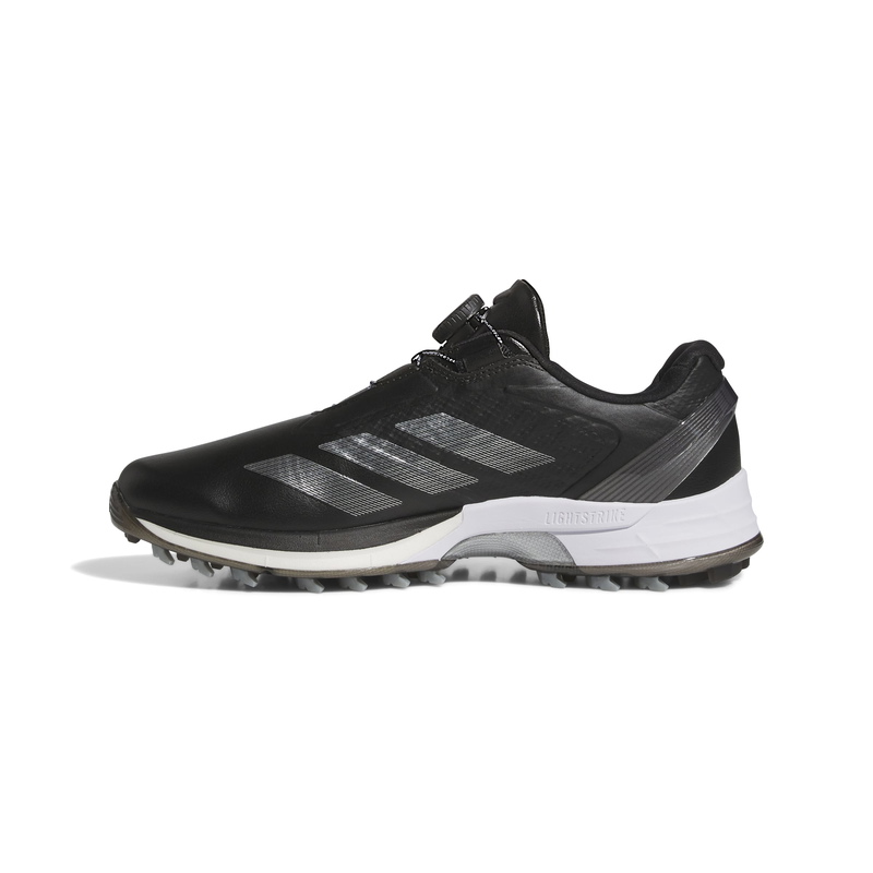 Adidas | JS1768 | Adizero Zg Lo Boa Spikeless Golf Shoes | Core Black / Silver Metallic / Iron Metallic