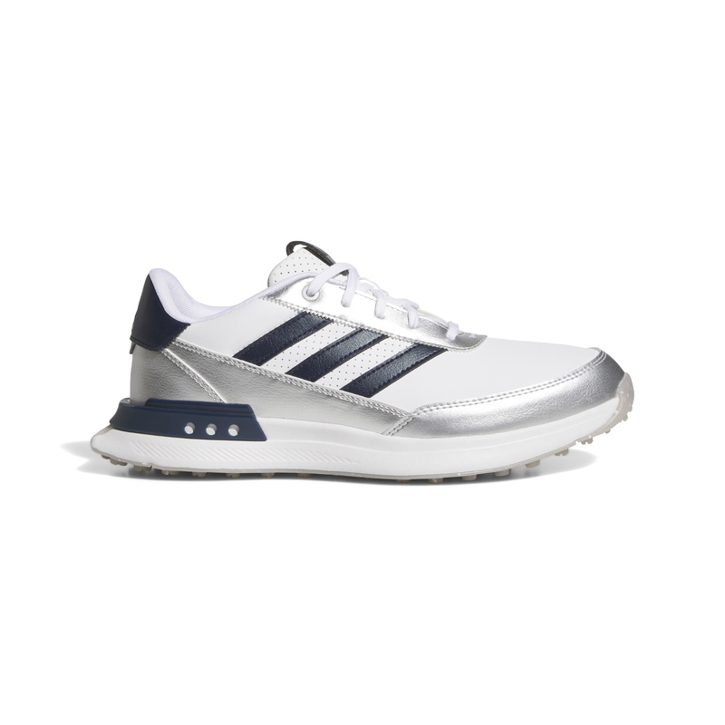 Adidas | JR6952 | S2G 25 Leather Spikeless Golf Shoes | Cloud White / Night Indigo / Grey Two