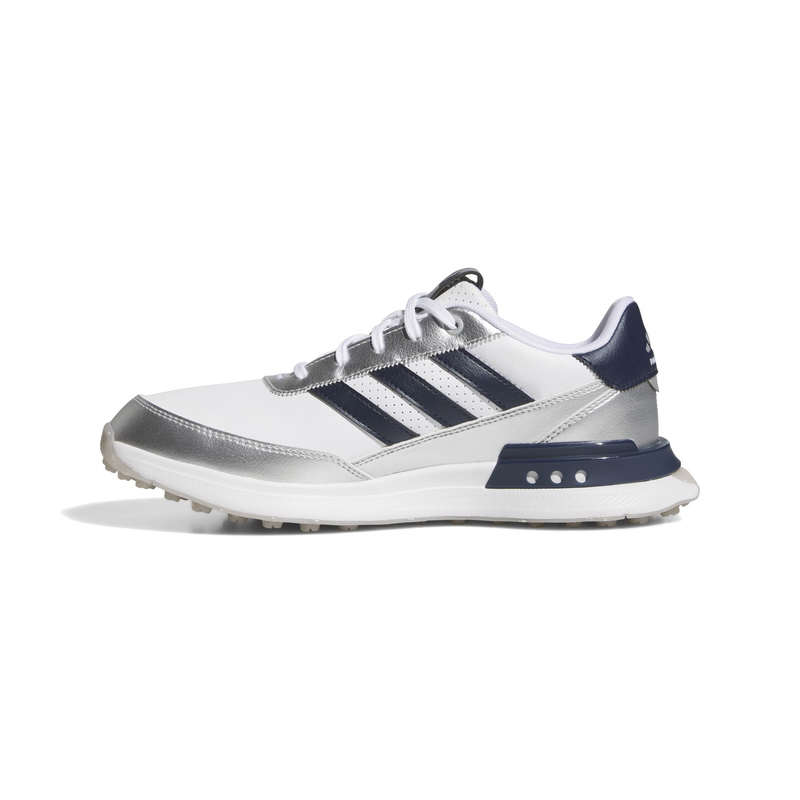 Adidas | JR6952 | S2G 25 Leather Spikeless Golf Shoes | Cloud White / Night Indigo / Grey Two
