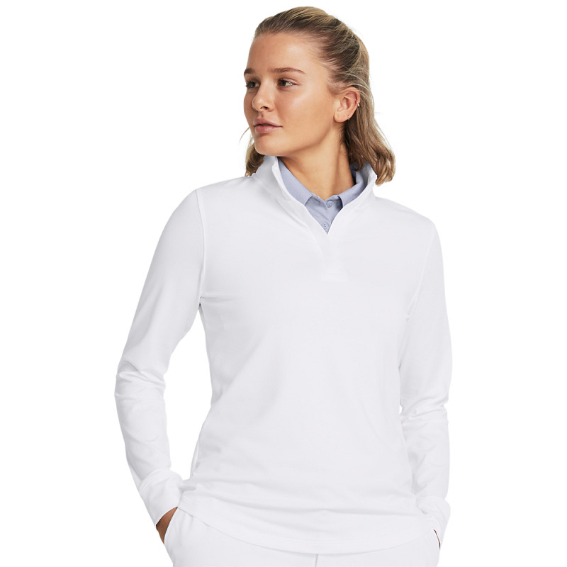 Under Armour |  1383614-100 | Playoff 1/4 Zip | White / Midnight Navy