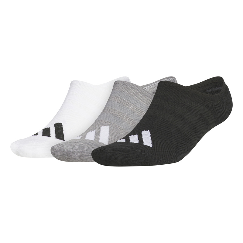 Adidas | JI9115 | Mens No-Show Socks 3 Pairs | Multicolor |