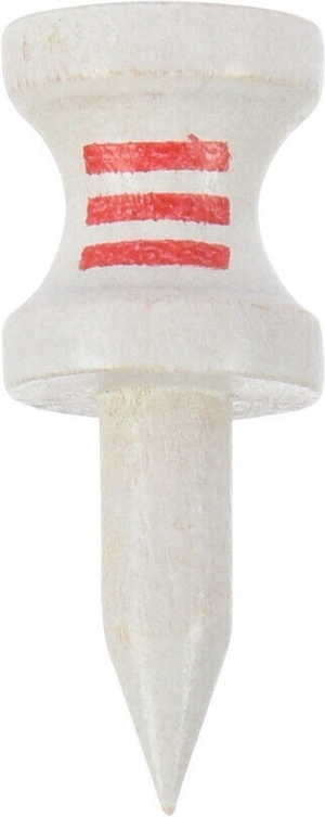 Legend | Wooden Step Tees | 25 MM / 1" | White / Red