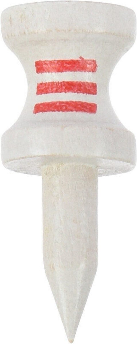 Legend | Wooden Step Tees | 25 MM / 1" | White / Red