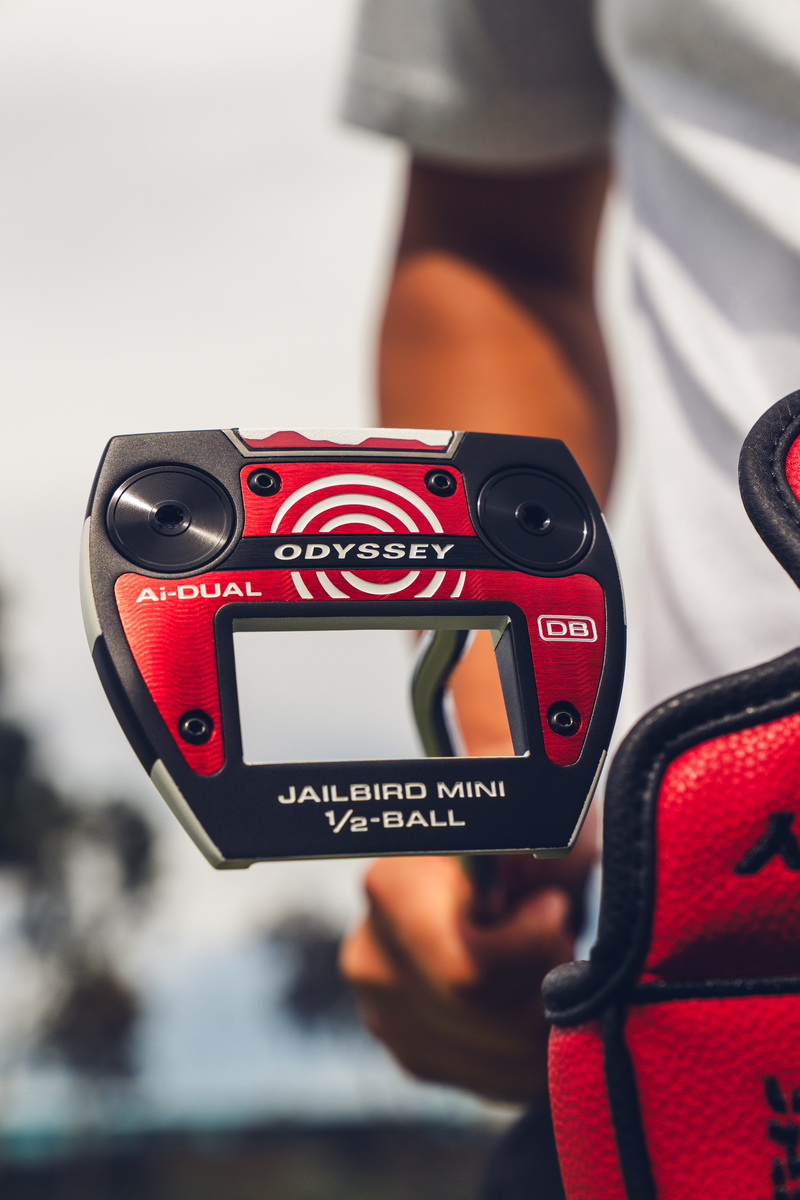 Odyssey | AI-Dual | Half Ball Jailbird Mini | DB | Putter | 34"