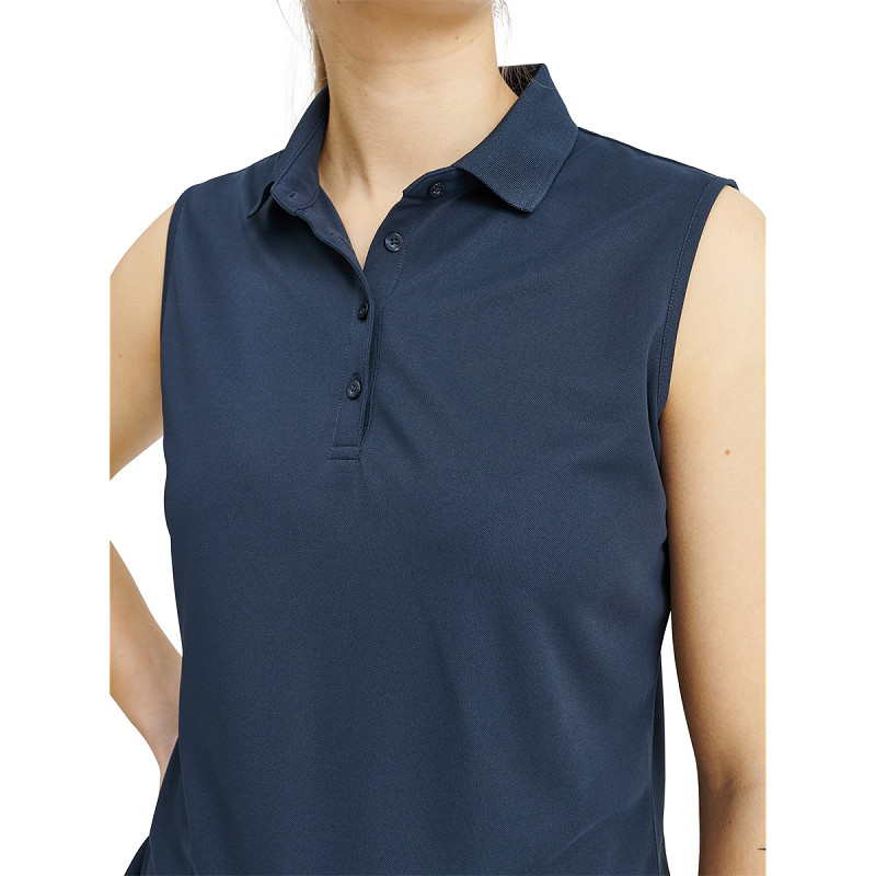 Abacus | 2734 300 | Cray Sleeveless Polo | Navy