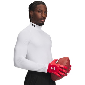 Under Armour | 1366066-100 | Cold-Gear | Armour Fitted Mock | White