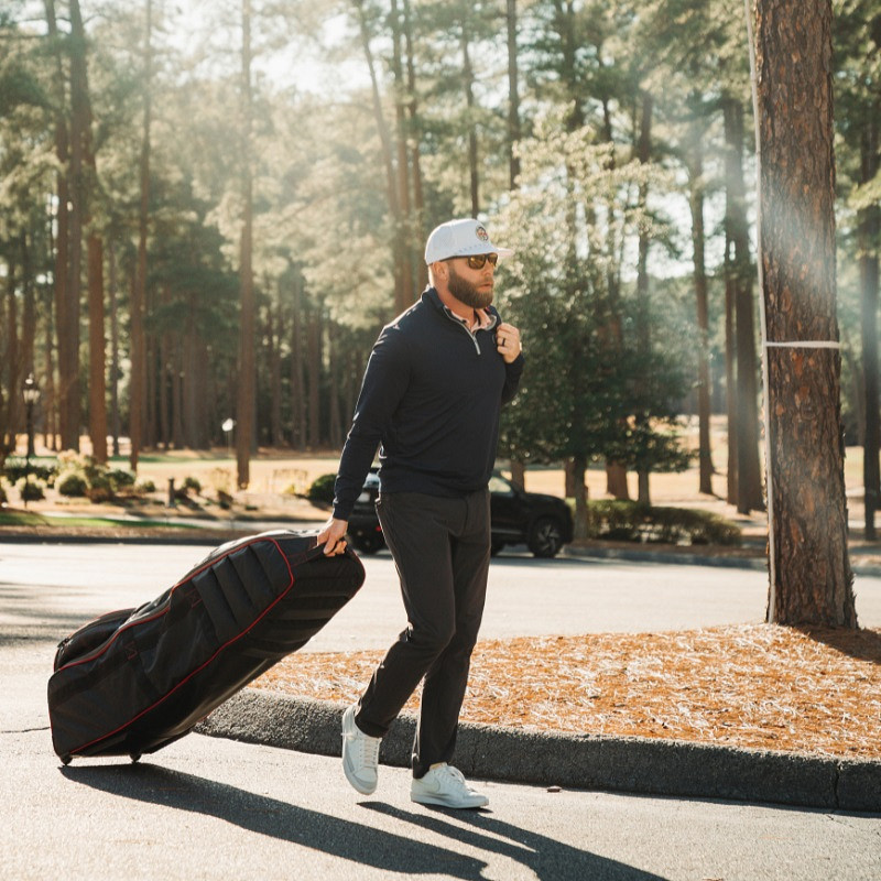 Bagboy | T-800 | Travel cover | Extra Thick Padding | Black / Red