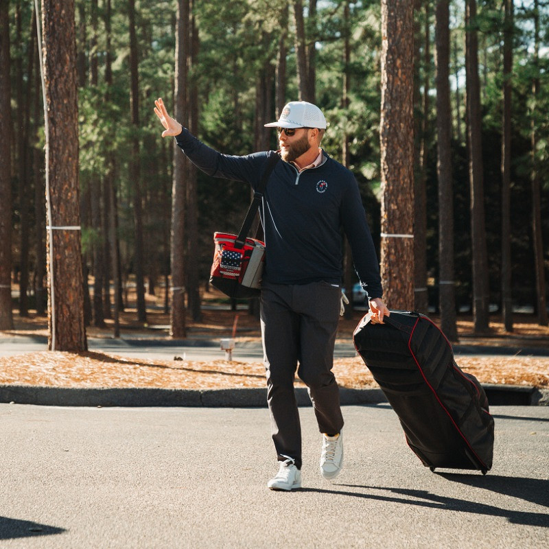 Bagboy | T-800 | Travel cover | Extra Thick Padding | Black / Red