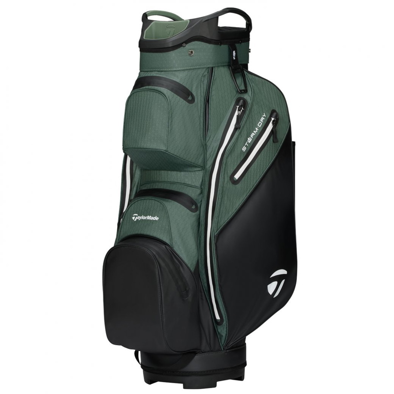 Taylormade | M2395501 | StormDry Waterproof | Cartbag | Black / Dark Sage